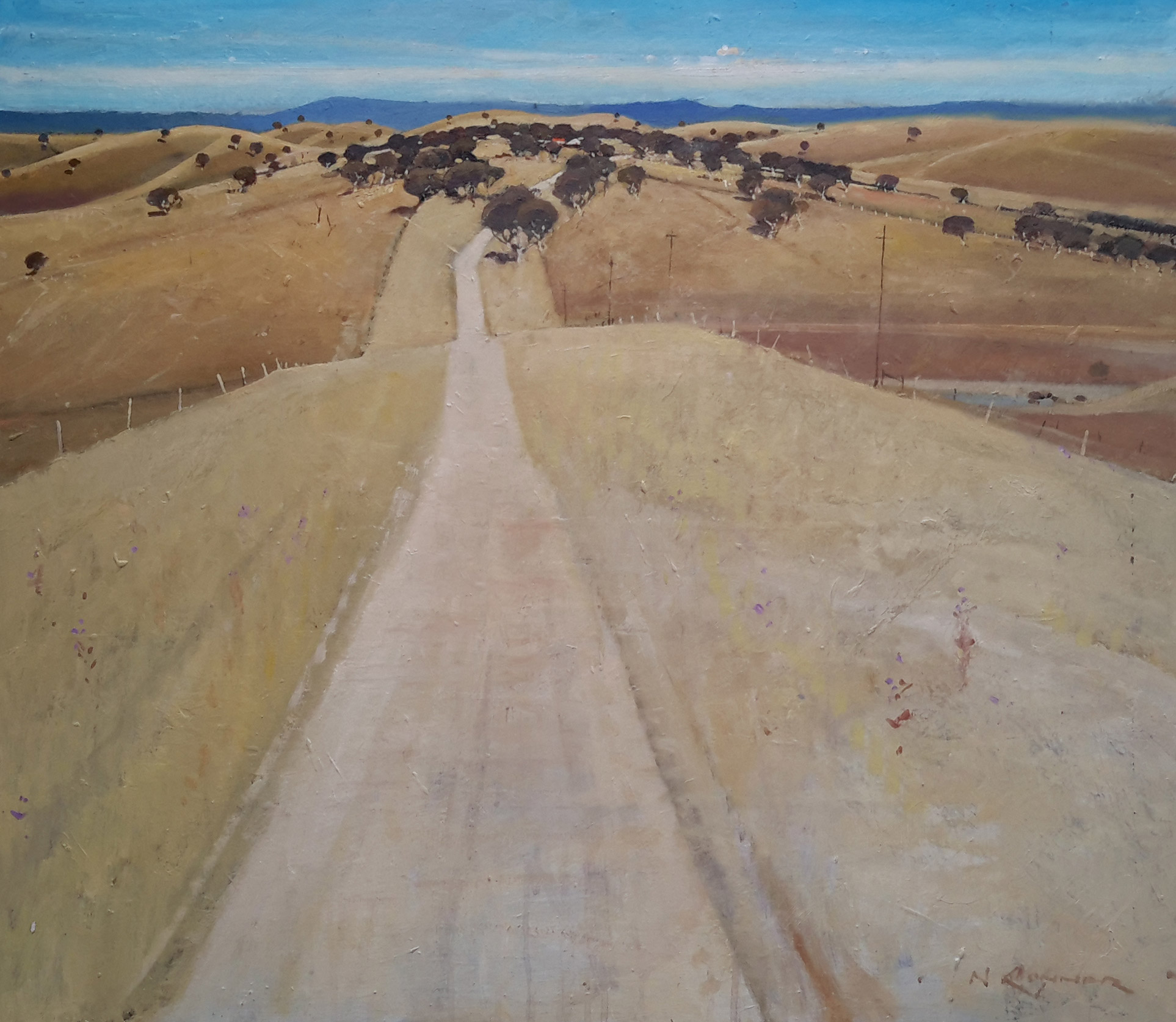 Neville Connor - Fine Arts Studio - The white road